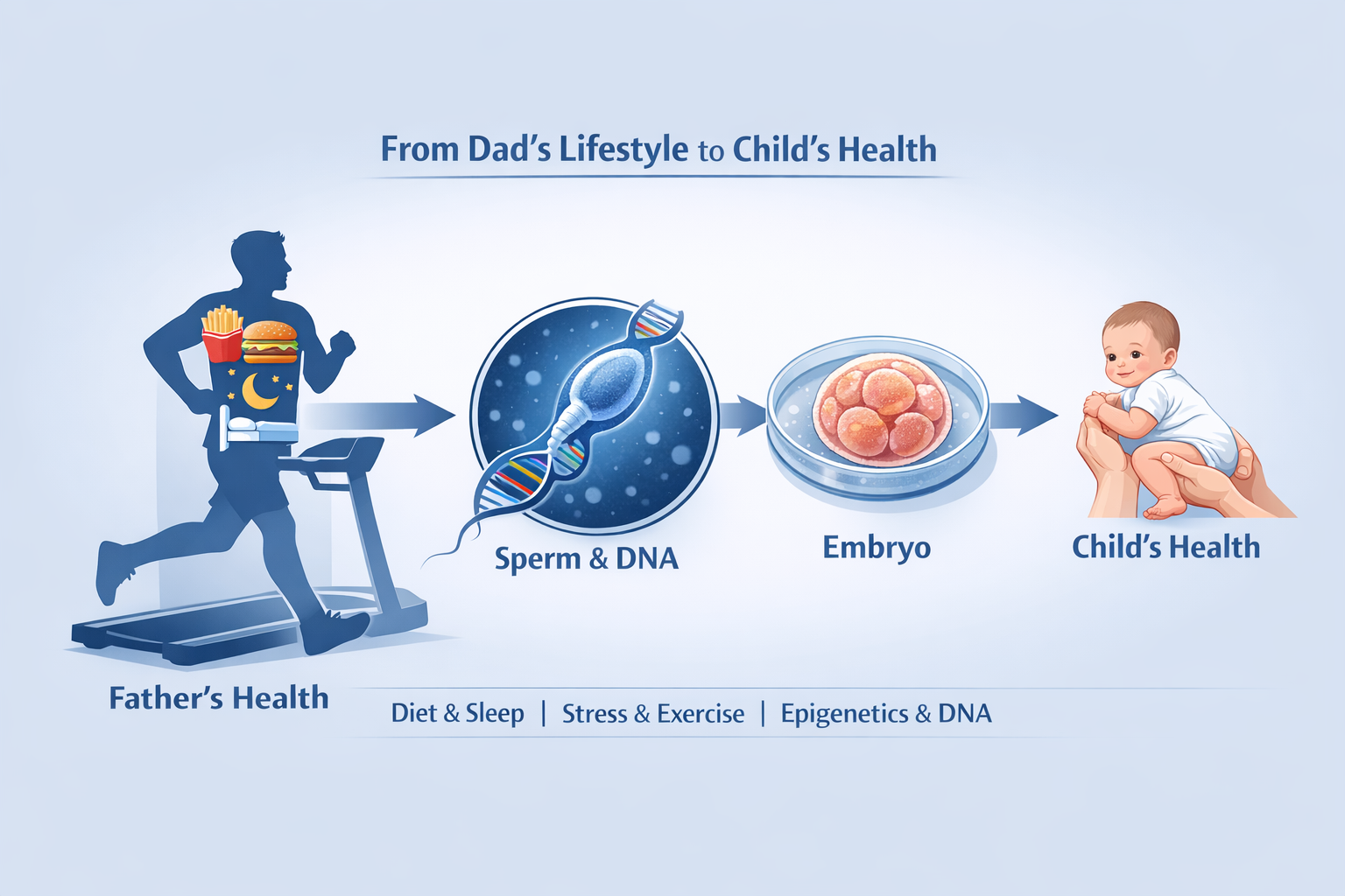 The Paternal Link: How Your Health Shapes Your Child’s Future