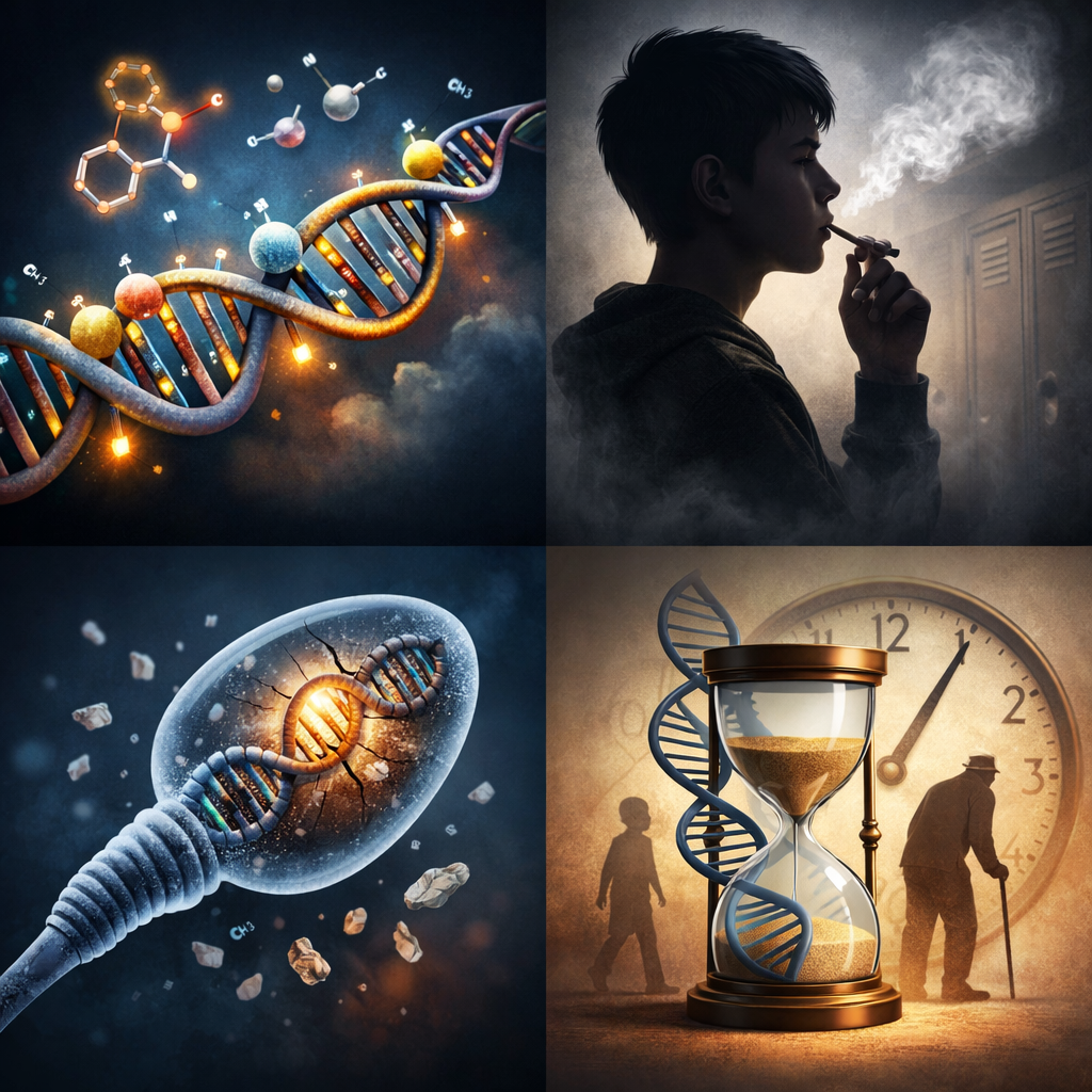 A Decision at 15: How a Father’s Adolescent Smoking Can Accelerate a Child’s Biological Aging