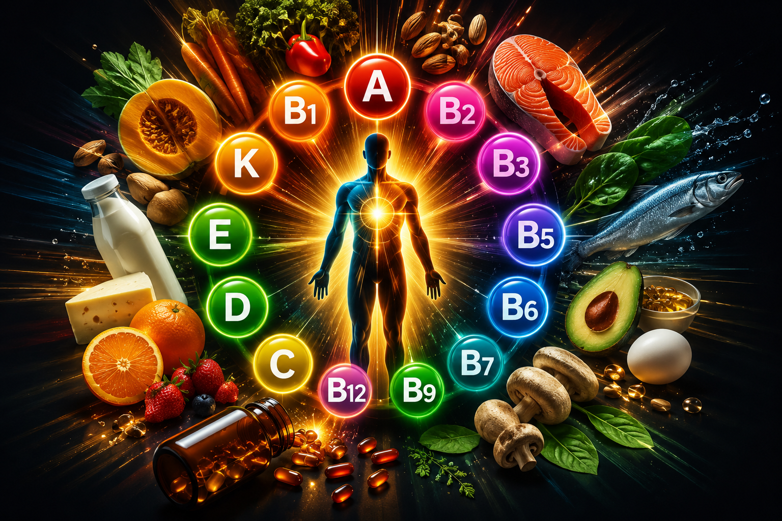 Everything About Vitamins: From A to K at a Glance