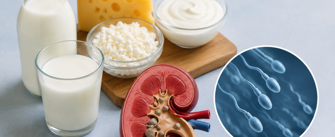 “Milk and Your Health”: Separating Fact from Fiction Regarding Kidney Stones and Sperm Quality