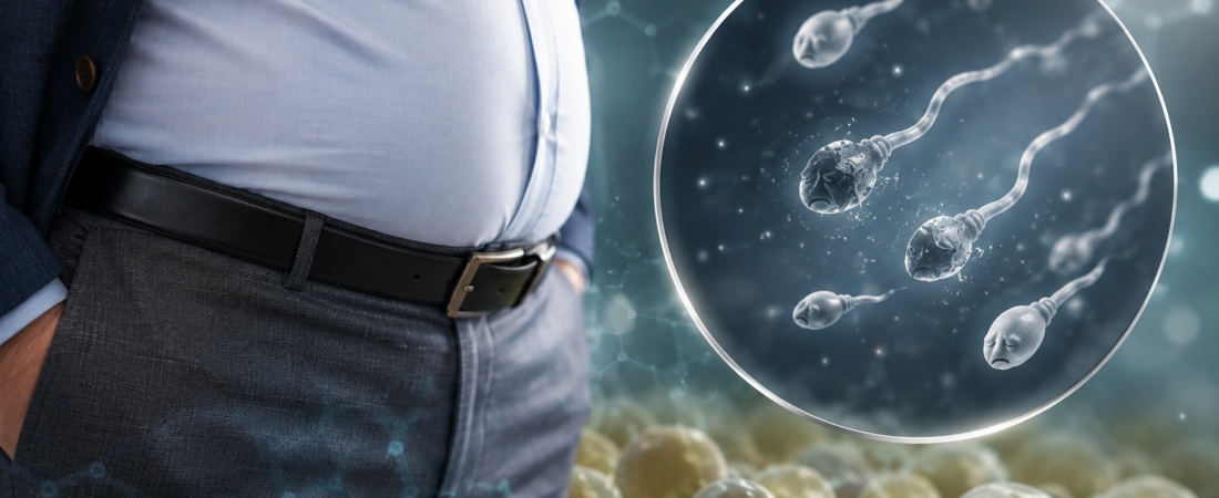 “It Was ‘Obesity Itself’ That Reduced Sperm Count… When Combined with Hyperglycemia, Sperm DNA Was Also Compromised”