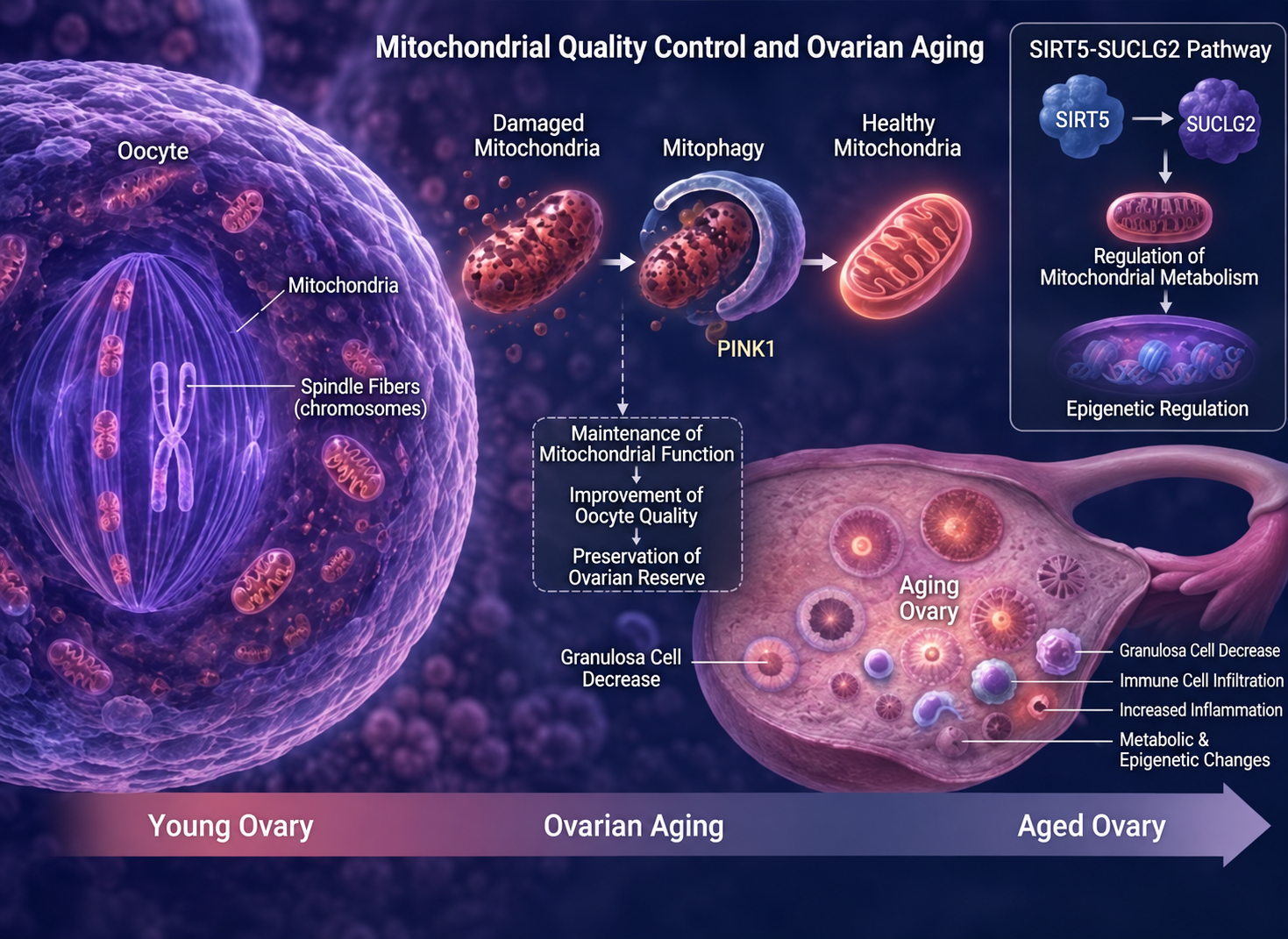 Ovarian Aging and Mitochondria: What Happens When the Cleanup System Fails?