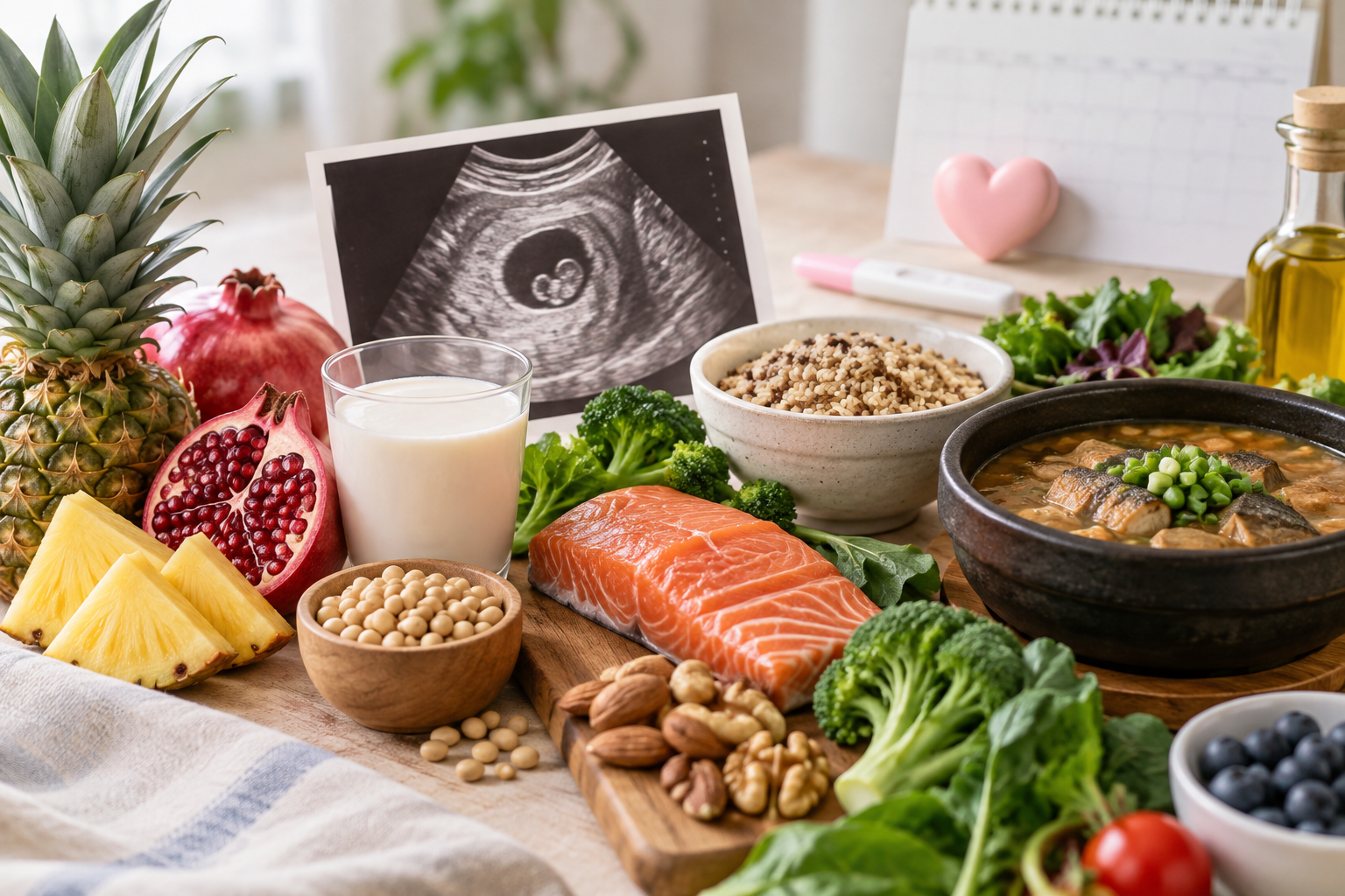 “Will Eating Pineapple or Loach Soup After Transfer Help Implantation?”… What Science Reveals About ‘Implantation Foods’
