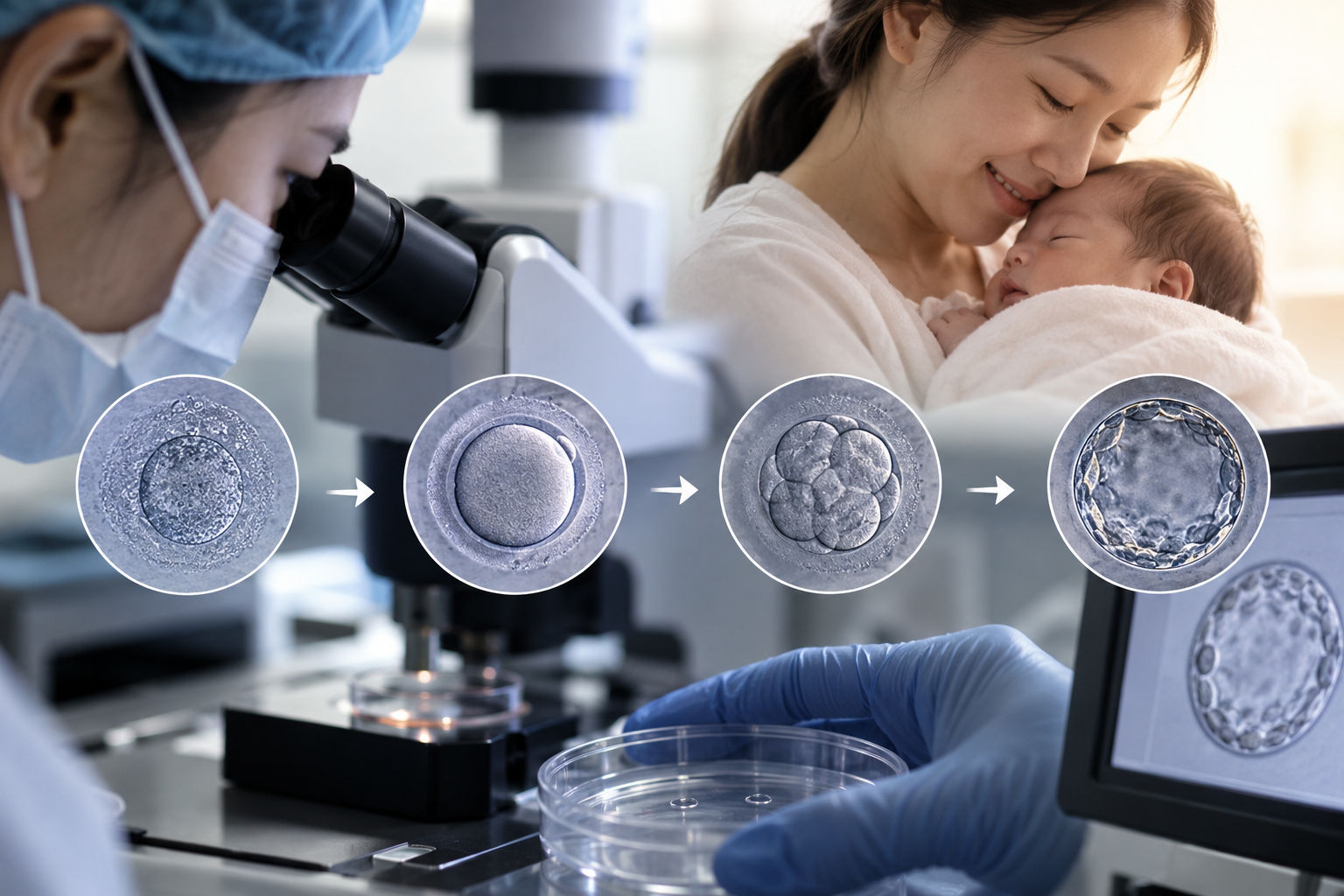 “Don’t Discard Them Just Because They’re Immature”… Cultured One More Night, They Became ‘Euploid Embryos’
