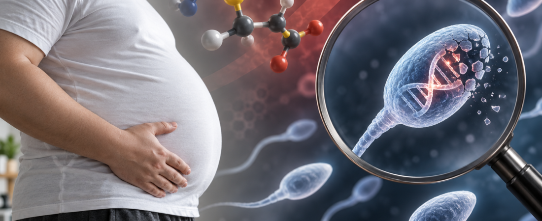 “An Unexpected Combination Damaging Sperm DNA… Different in ‘Obese Men'”