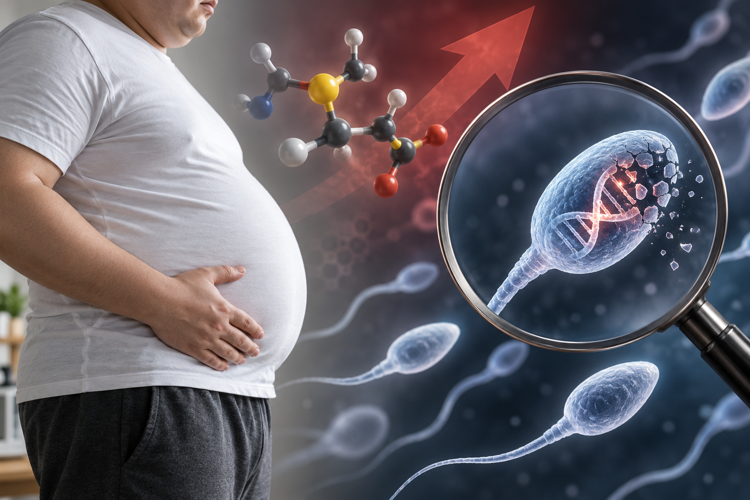 “An Unexpected Combination Damaging Sperm DNA… Different in ‘Obese Men'”