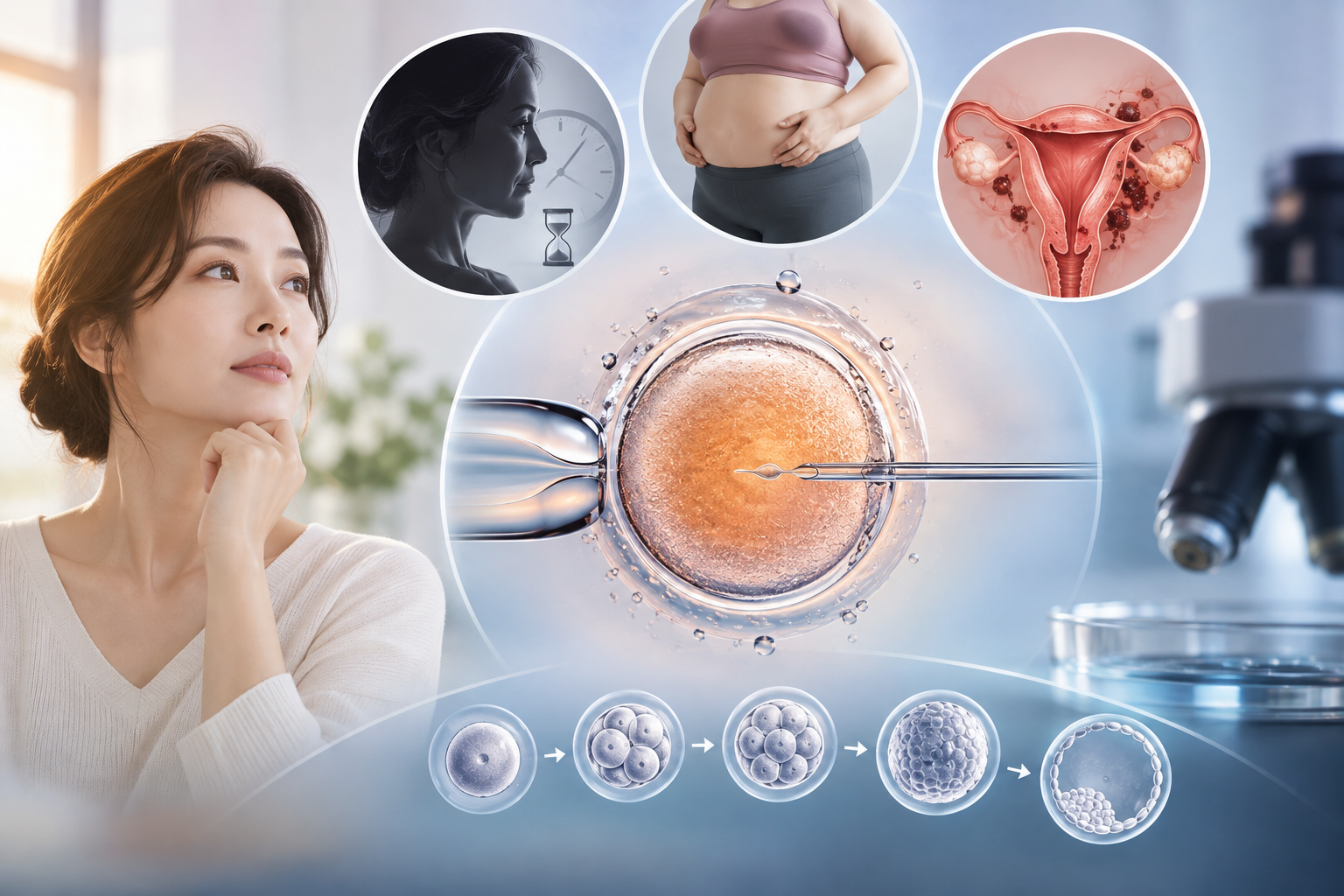 Egg Quality in IVF: Age, Obesity or Endometriosis—Which Showed the Clearest Pattern?