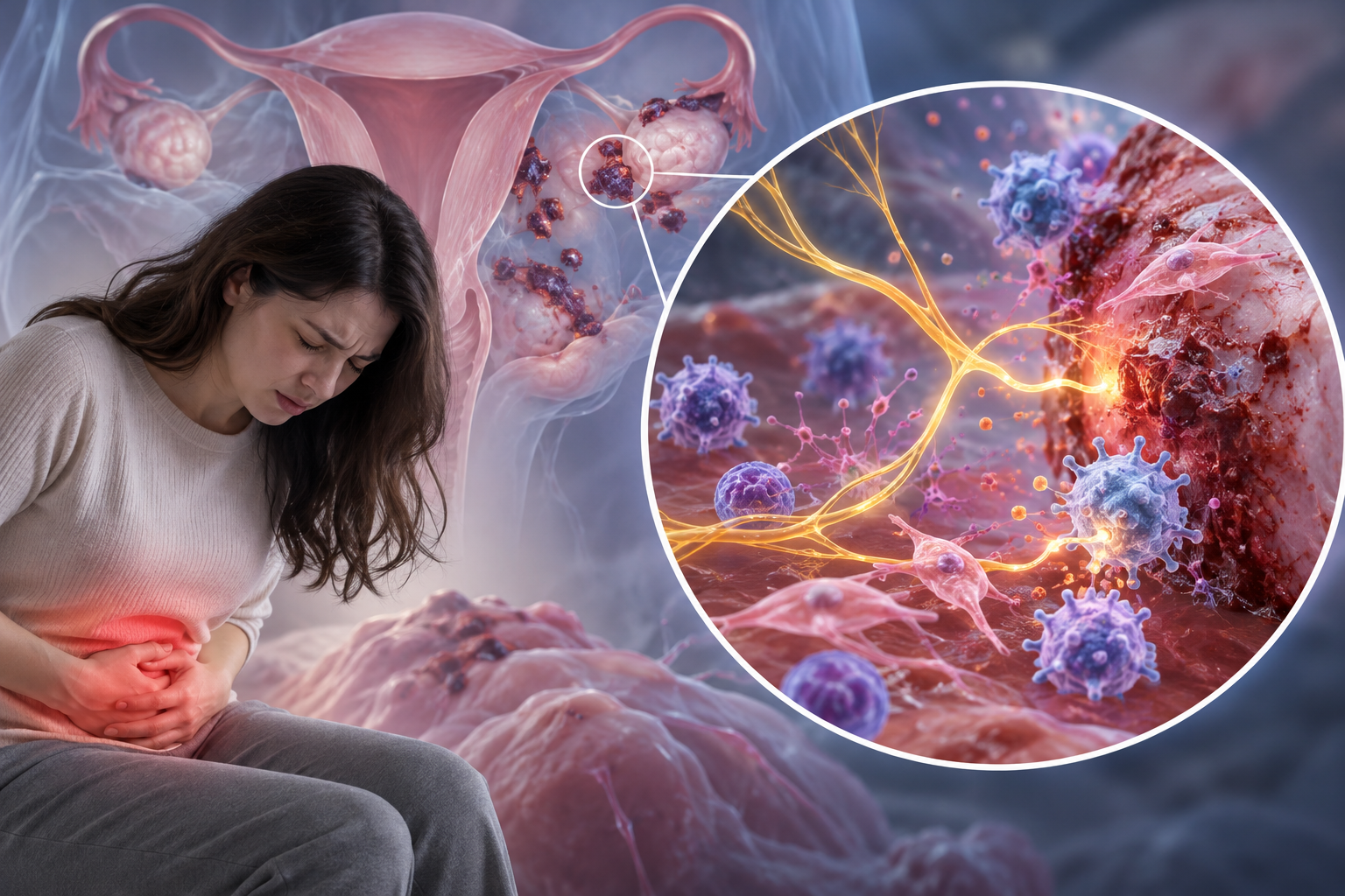 Endometriosis Pain: A New Cell Map Reveals a Nerve–Immune Connection