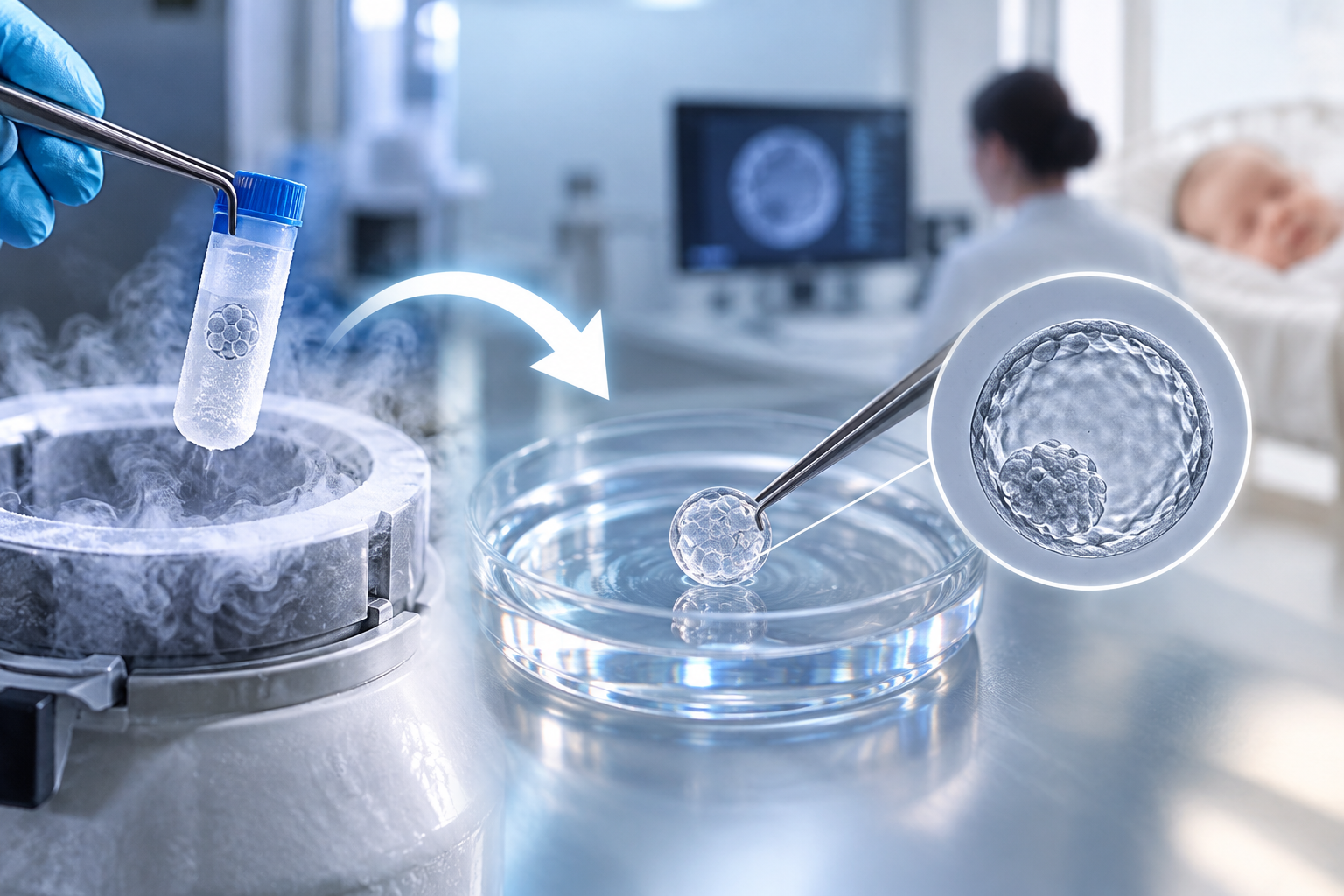 One-Step Embryo Warming: 10 Minutes Cut to 1, With 97.7% Survival