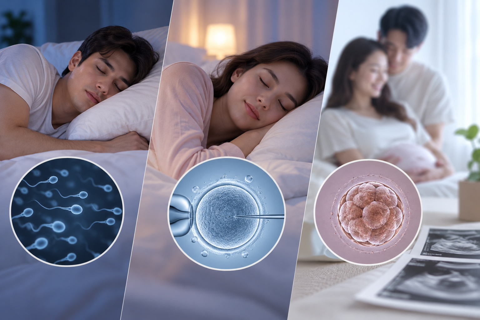 Sleep and Fertility: Sperm Quality, Implantation and IVF Outcomes